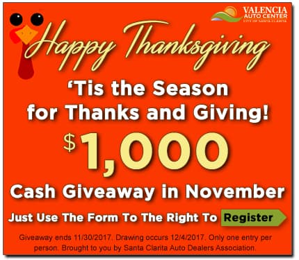 $1,000 Dollar Cash Giveaway